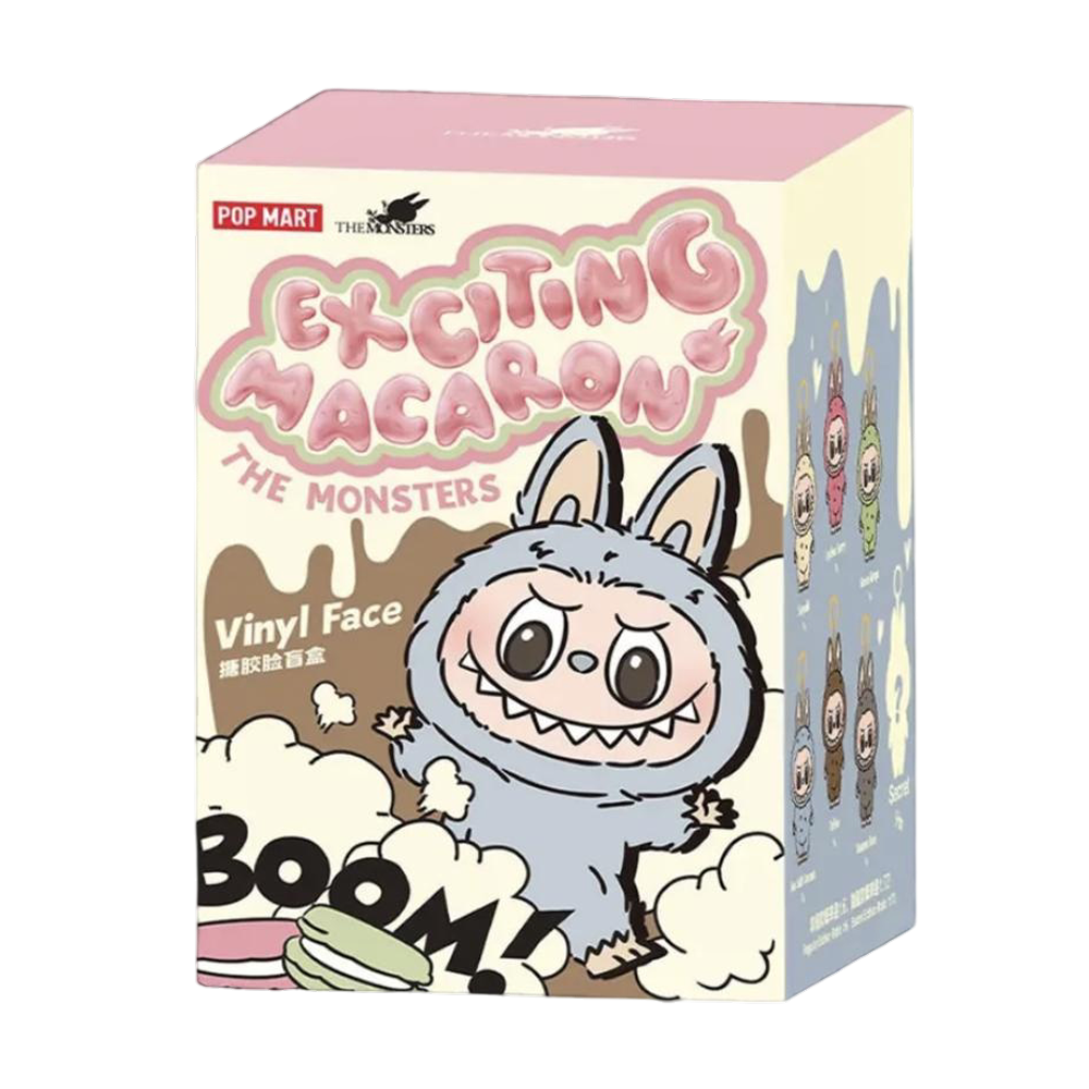 The Monsters Labubu Tasty Macarons Vinyl Face