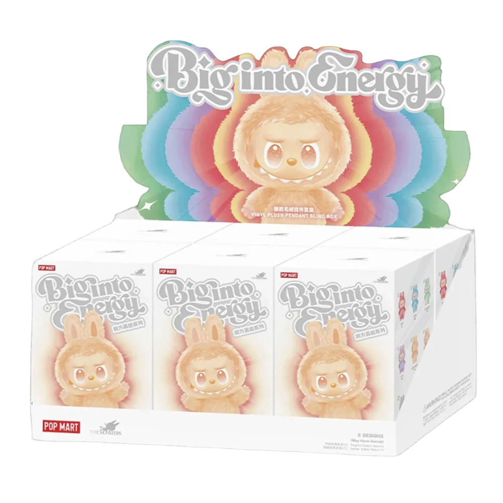 Labubu V3 Big into Energy Series Vinyl Plush Pendant Blind Box